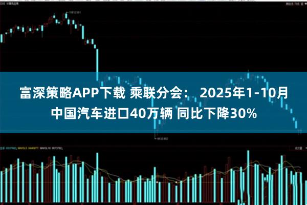 富深策略APP下载 乘联分会： 2025年1-10月中国汽车进口40万辆 同比下降30%