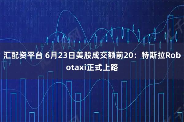 汇配资平台 6月23日美股成交额前20：特斯拉Robotaxi正式上路