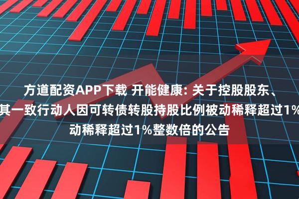 方道配资APP下载 开能健康: 关于控股股东、实际控制人及其一致行动人因可转债转股持股比例被动稀释超过1%整数倍的公告